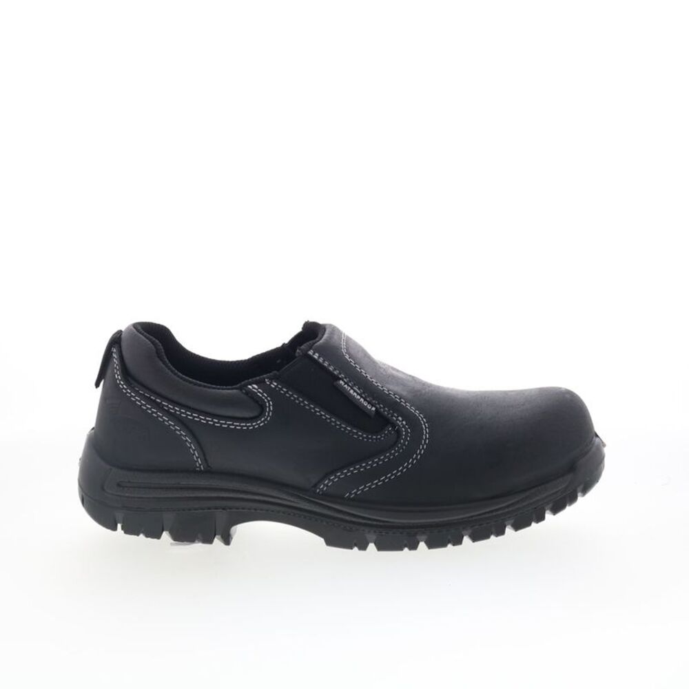 Avenger Mens Foreman Slip-On Composite Toe Black Shoes (NWT)